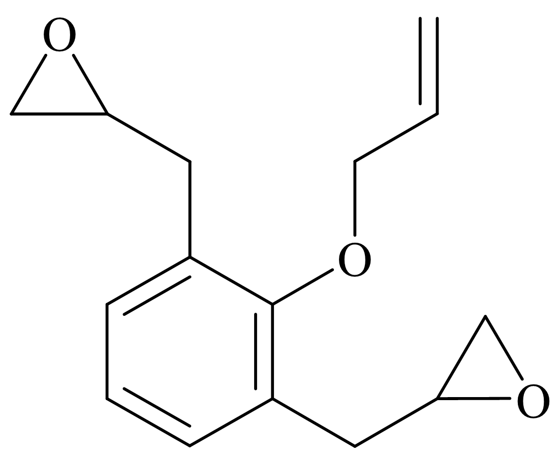 YW-612 · ڈائگلیسیڈائل فینائل ایلیئل ایتھر · فراہم کردہ پروڈکٹ بروشر کی ساخت